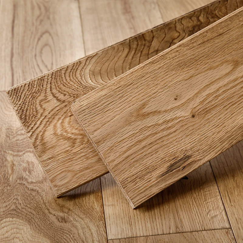 Wholesale solid oak flooring hand-grabbed 18mm wood flooring hardwood