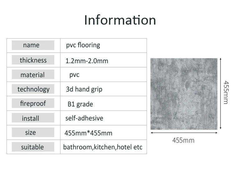 Eco-friendly Indoor Decoration Fireproof Moisture Proof Pvc Sticker Floor Wood Design Vinyl Flooring Hospital Modern Workshop