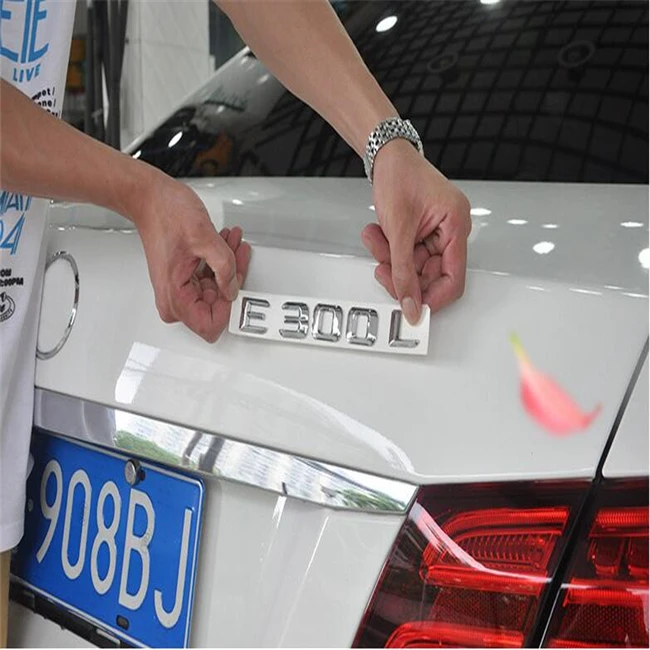 Car LOGO China Direct Sales Factory New ABS Plastic 3D Letter Badge 3m Chrome Emblems