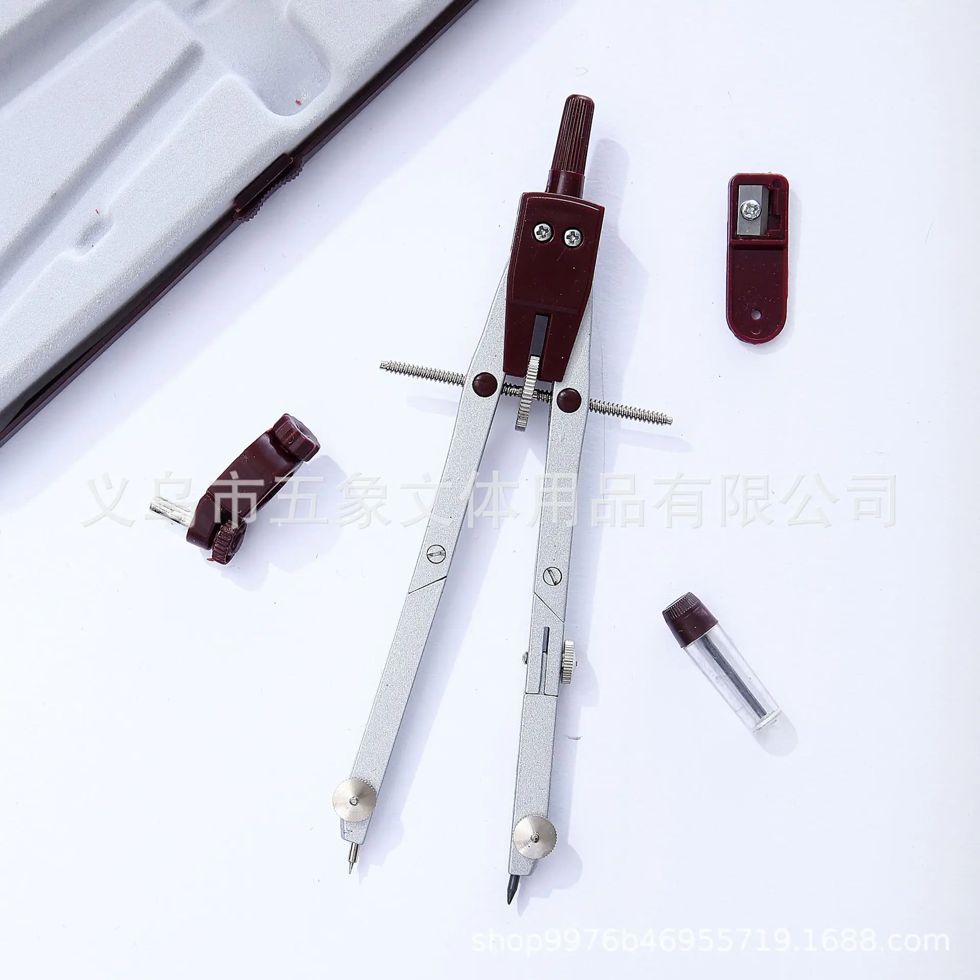 Циркулярный Компас для рисования из нержавеющей стали, набор геометрических инструментов для математического рисования