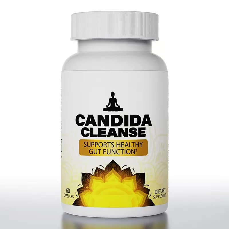 Горячая распродажа капсулы candida cleanse травы Детокс очищают кишечник и кишку поддержка травяные добавки