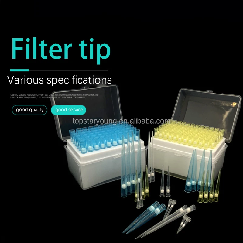 
Disposable Sterile Universal filter pipette tip /micro Pipette Filter Tip 