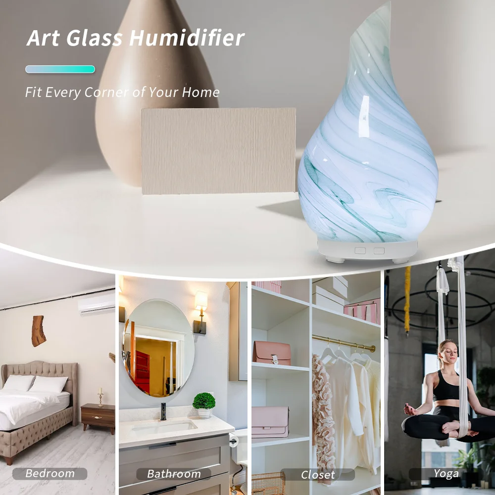 2023 New Hot Sell Customized Unique Products Portable Smart Room Home Essentials Ultrasonic Essential Resin Oil Aromas Diffuser