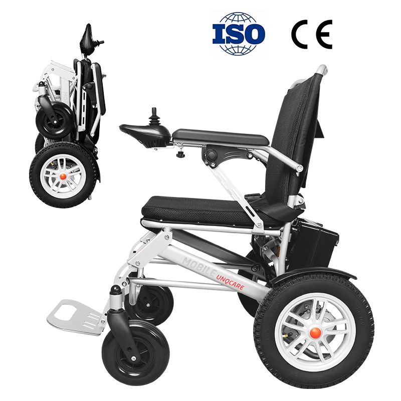 Multi-Road Lightweight Electric Wheelchair Pneumatic Tyre Portable Electric Wheelchair