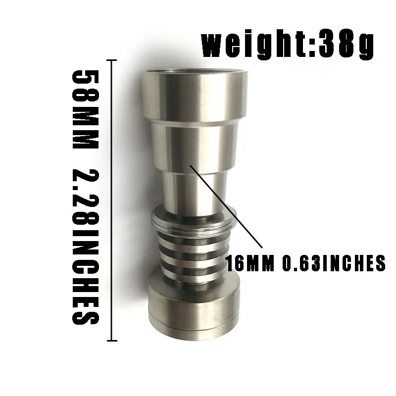 
Colorful 10mm 14mm 18mm Gr2 Titanium Nail For Smoking Customized Acceptable 