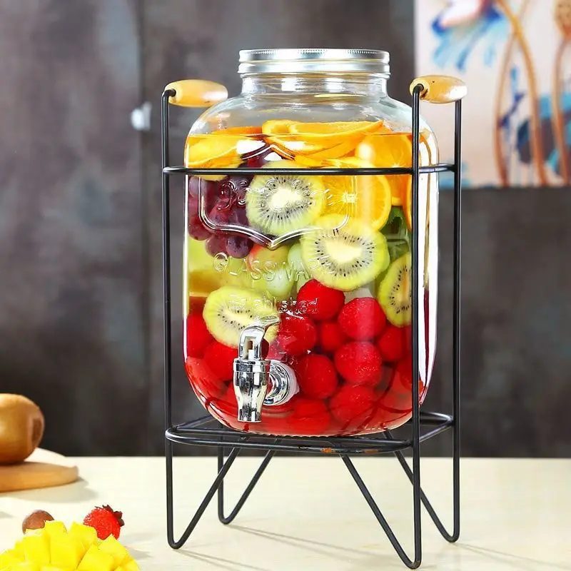 Factory Direct Stock Hot Or Cold Commercial Juice Dispenser Cold Drink Beverage Glass Juicer Dispenser For Catering Event