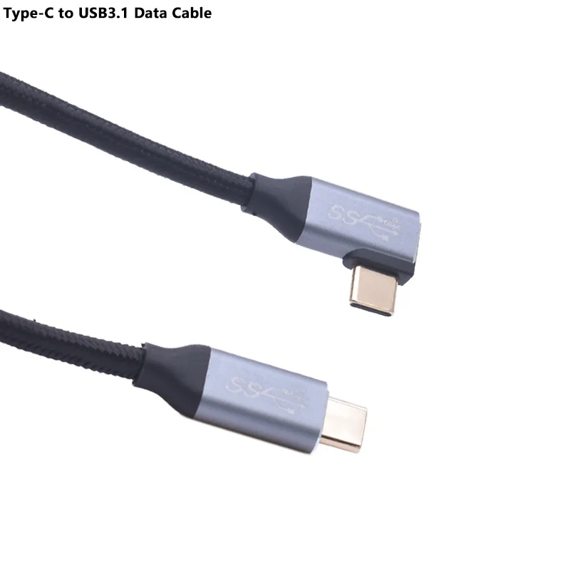 2m 3m VR cable link Right Angle Elbow Usb Type C data transfer Cable 3A 60W 5Gbps