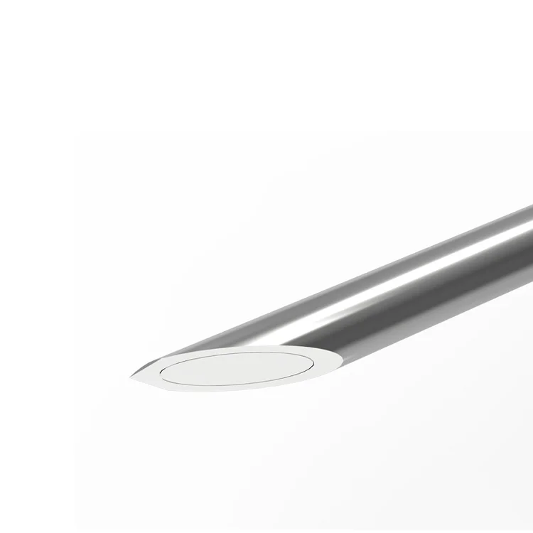 Hospital use disposable bone marrow aspiration needle with ergonomic handle