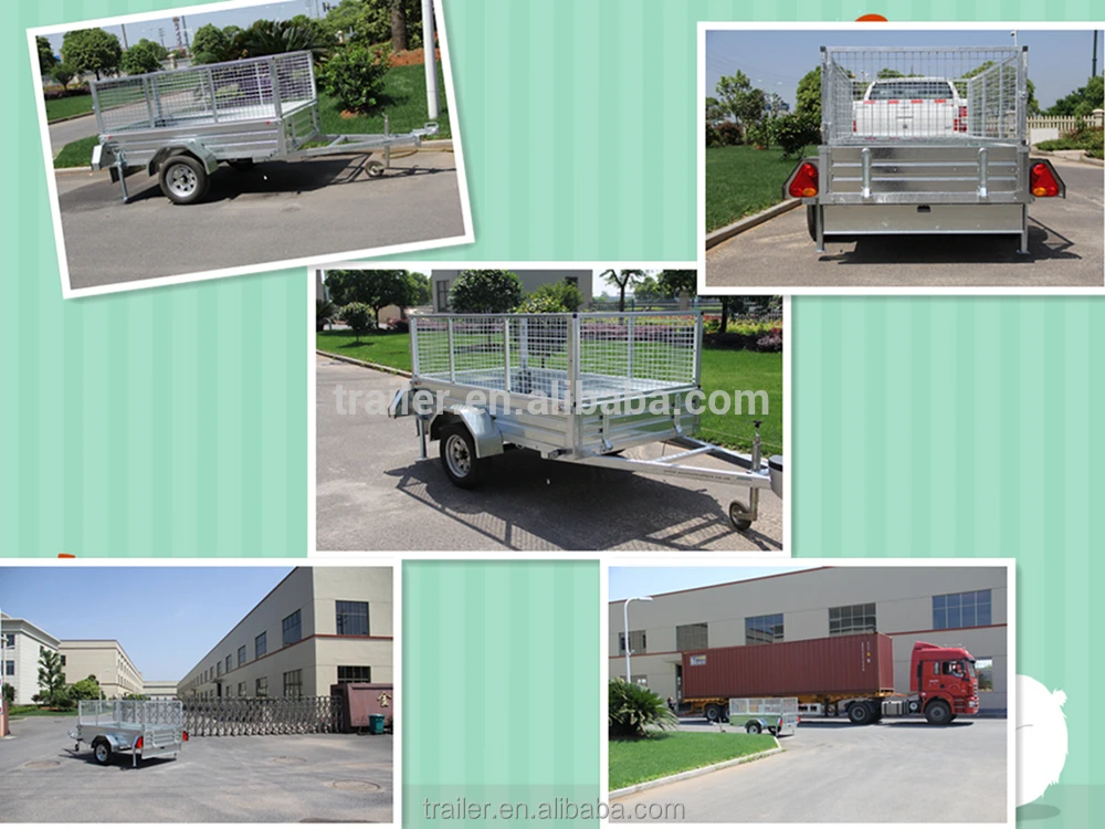 Cage Trailer with PVC Cover