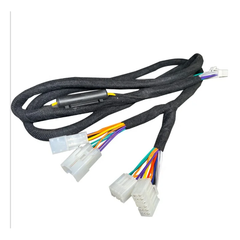 4x150W Car DSP Amplifier Wiring Harness ISO Cable