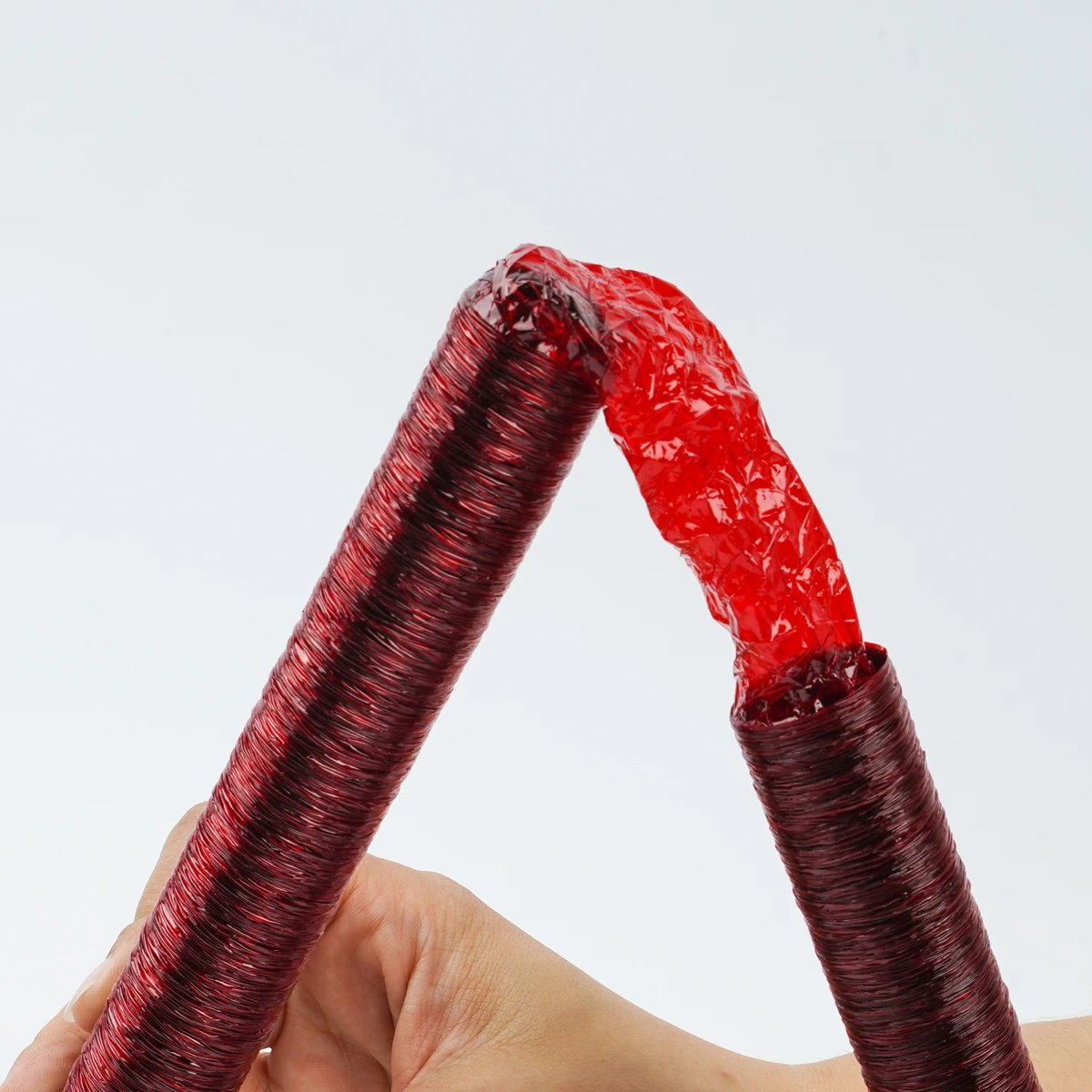 Красная колбасная оболочка, целлюлозная колбасная оболочка, красная переводная