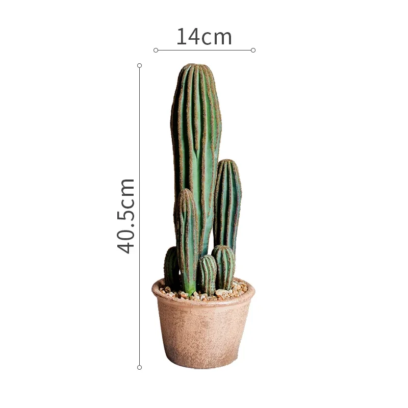 Cactus artificial plant succulent decorative column bonsai large artificial cactus plants