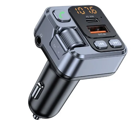 FM синий зуб для автомобиля mp3-плеер 2A 3A USB Автомобильное зарядное устройство