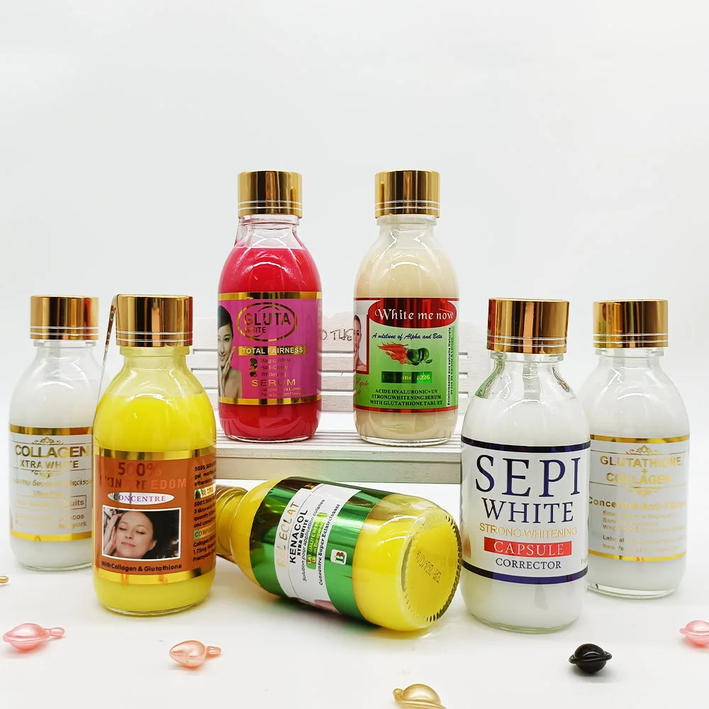 Natural Seven Kinds Of Series Serum Whitening Anti Tache Removing Black Spot Skin Care Serum With Collagen Vitamin C Vitamin E