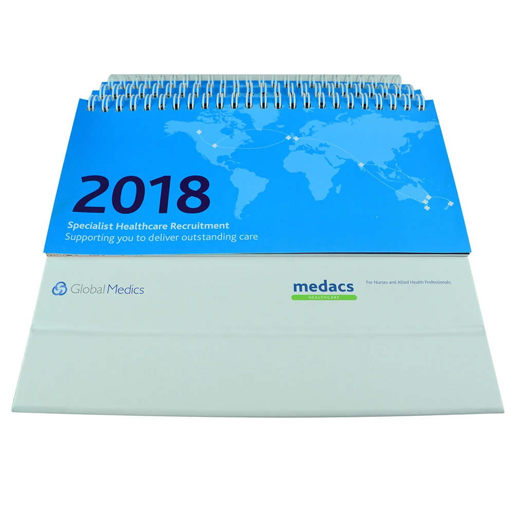 
Best Selling Art Paper Printing Stand Up Monthly Desk Calendar 