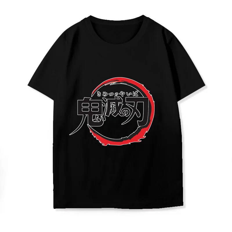 high quality 100% cotton graphic t-shirts menwholesale anime t shirts short sleeve topstee japanese anime demon slayer shirt