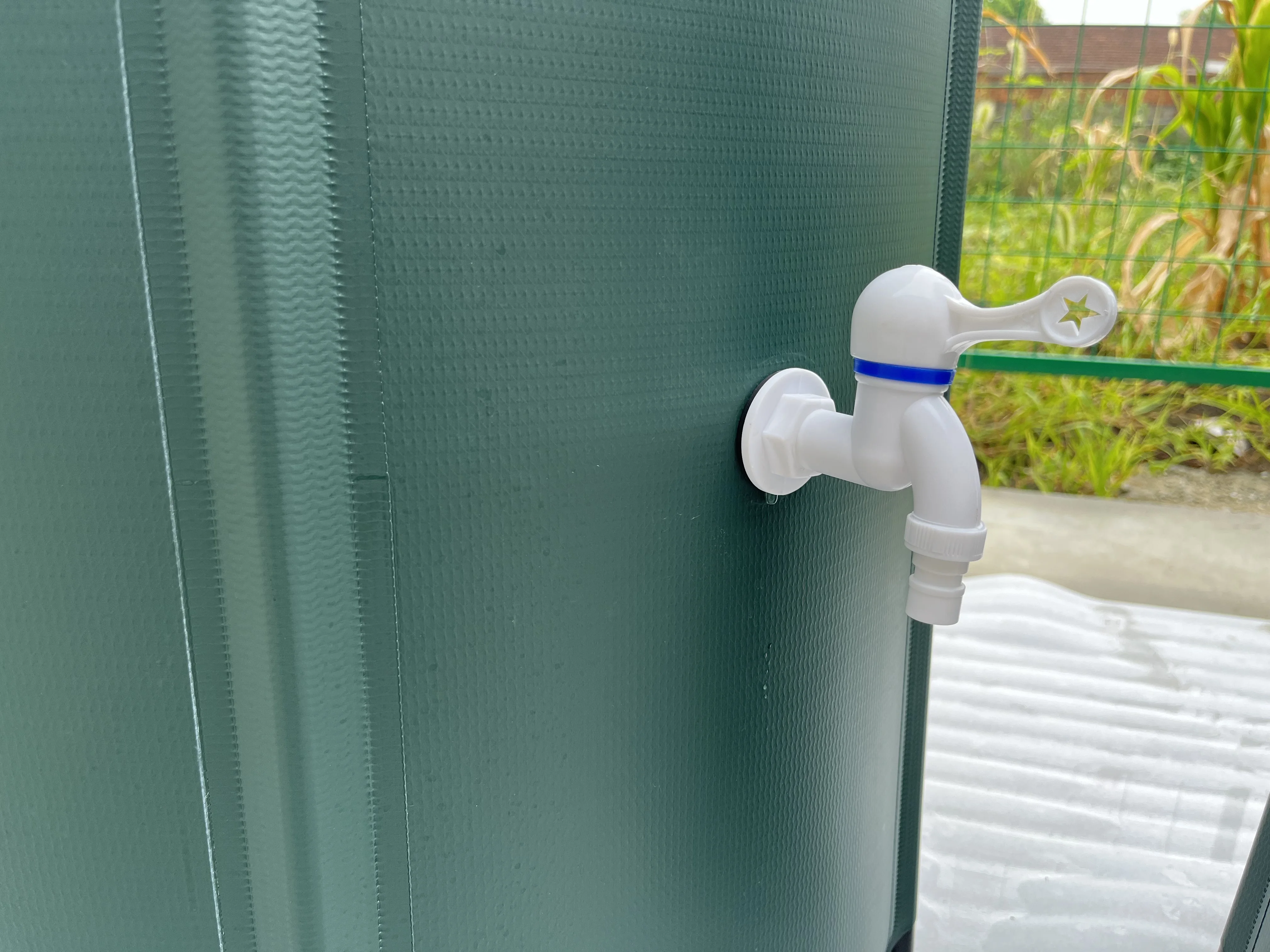 GARTENKREFT Large Liter Portable Water Tank Aqua Tank Storage Collapsable Pvc Rain Barrel