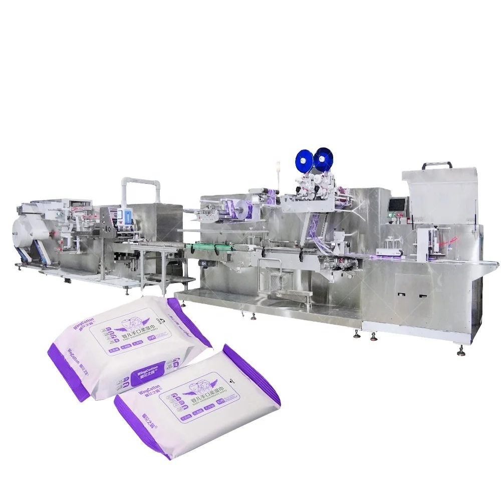 SUNY GROUP 30Pcs Small Pack Cleaning Wet Wipes Making Machine Price