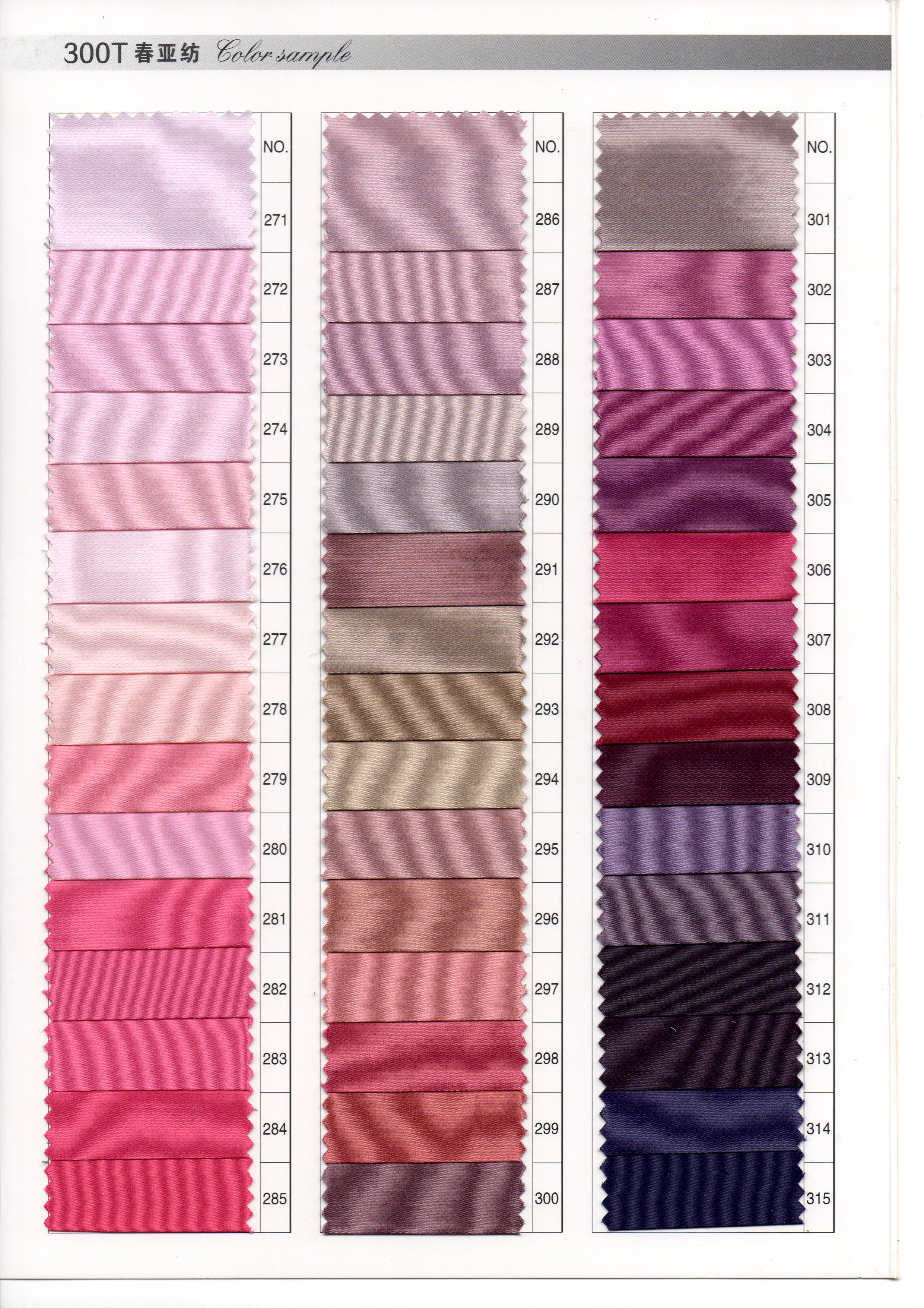 Hot Sell 540 Colors Polyester Microfiber Fabric  300T Used For Lining