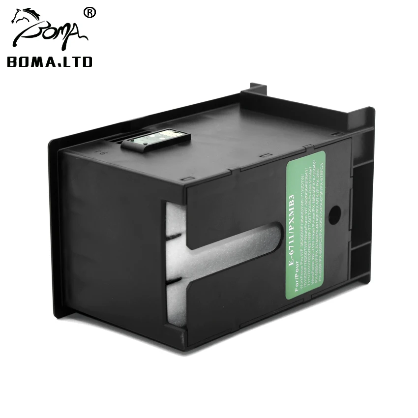 T6711 обслуживания Коробка для Epson wf-7720 7715 7710 7620 7610 7110 3640 3620 3450 3530 3010 et-16500