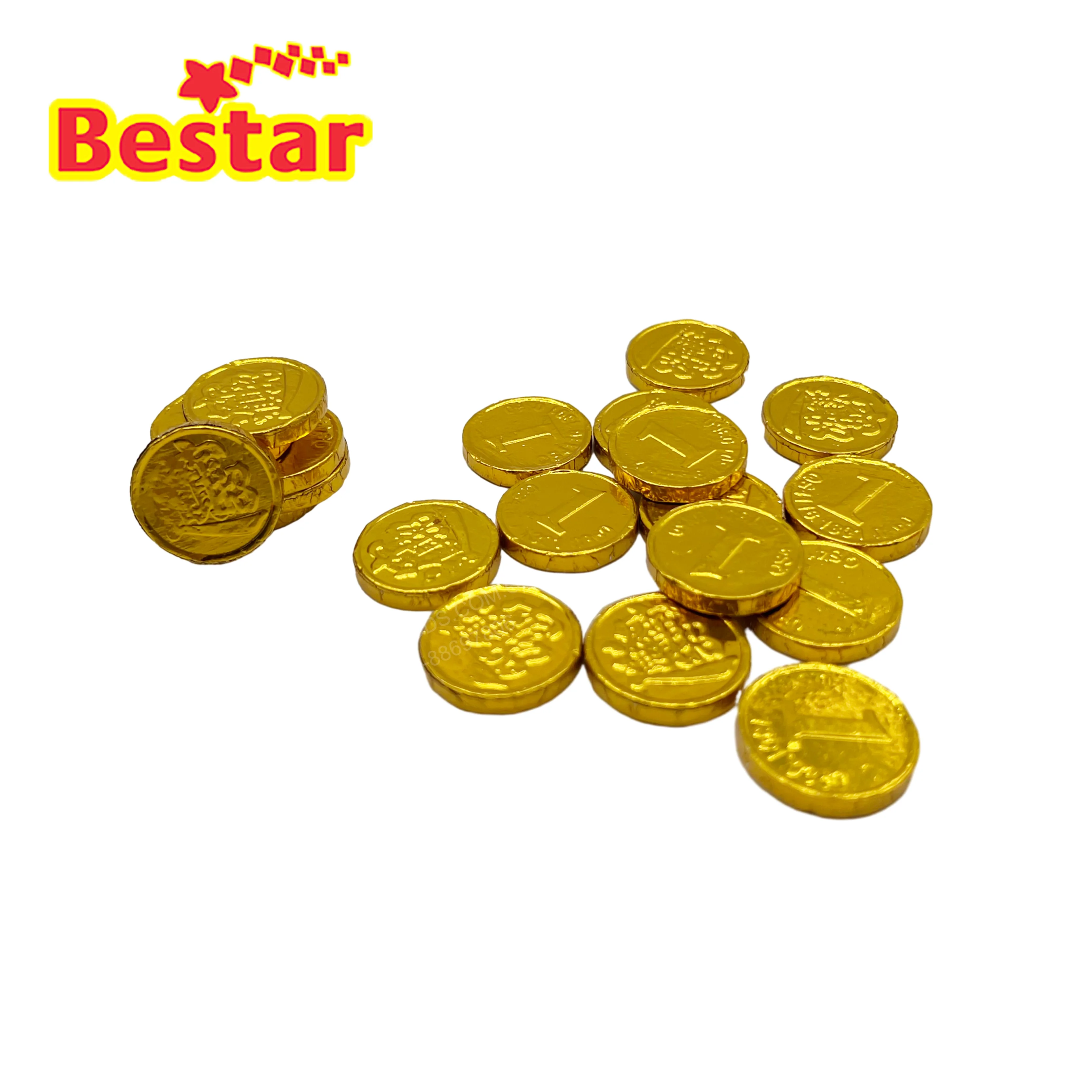 OEM Chocolete manufacturers Preferential wholesale gold coin Chocolate ball chocolates candy