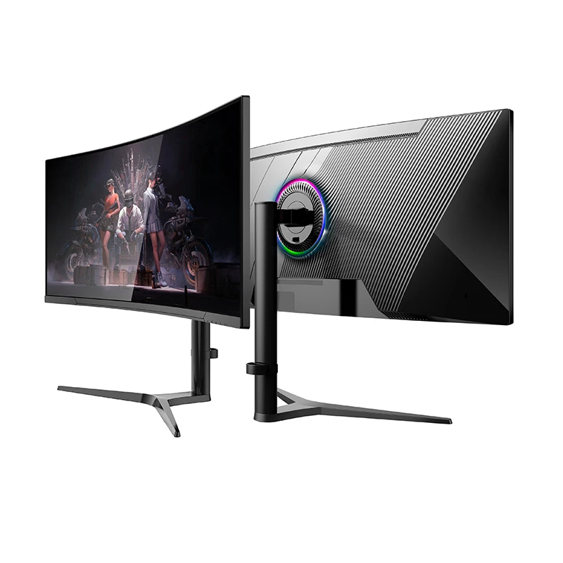 Custom logo oled 34 inch curved gaming monitor 4k resolution 2ms HDR desktop pc monitor 144hz