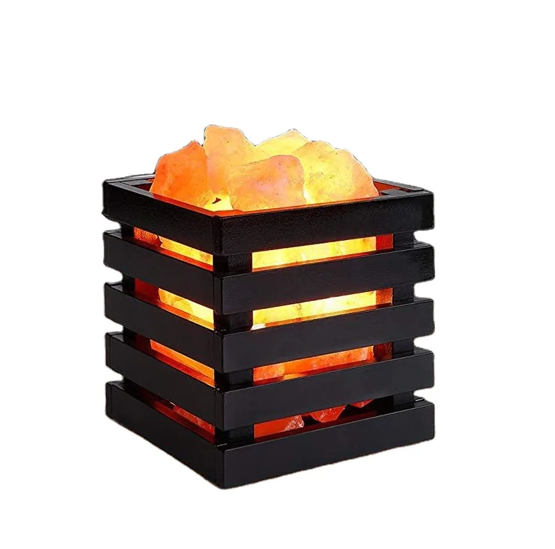 TUANCU Crystal Rock Night Light Himalayan Salt Lamp Air Purify for Bedside Night Table Lamp Dimming