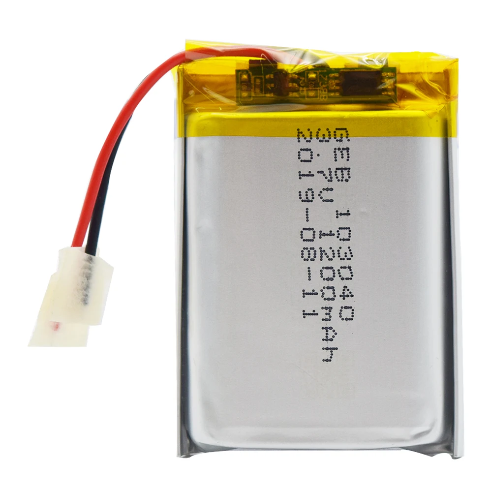 Customize Ultra-thin lithium 063450 603450 503759 103040 3.7v 7.4v 1200mah rechargeable polymer li ion battery