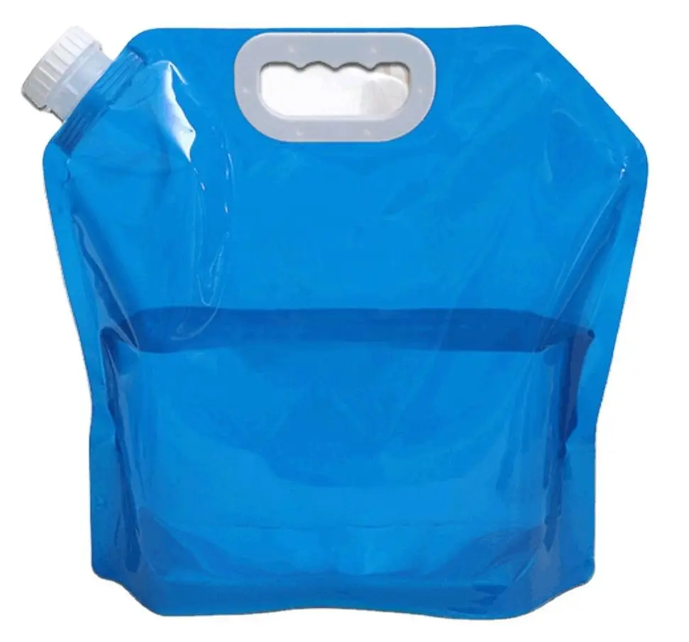 ActEarlier Outdoor Camping Hiking Survival Bpa Free spout pouch Drink Collapsible Folding Reusable 5L 10L Water Bag