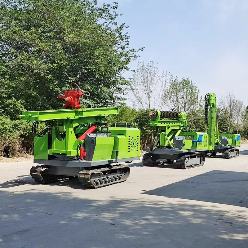 8 Ton Solar Screw Driver Solar Crawler Hydraulic Pile Driver