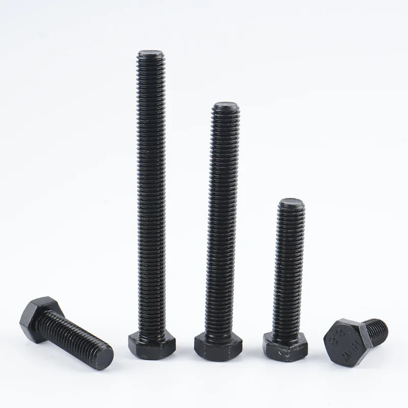 Carbon steel Custom Hexagon Head Screw m8 m10 m12 ASTM A 325 UNC UNF Structural Hex Bolt and Nuts