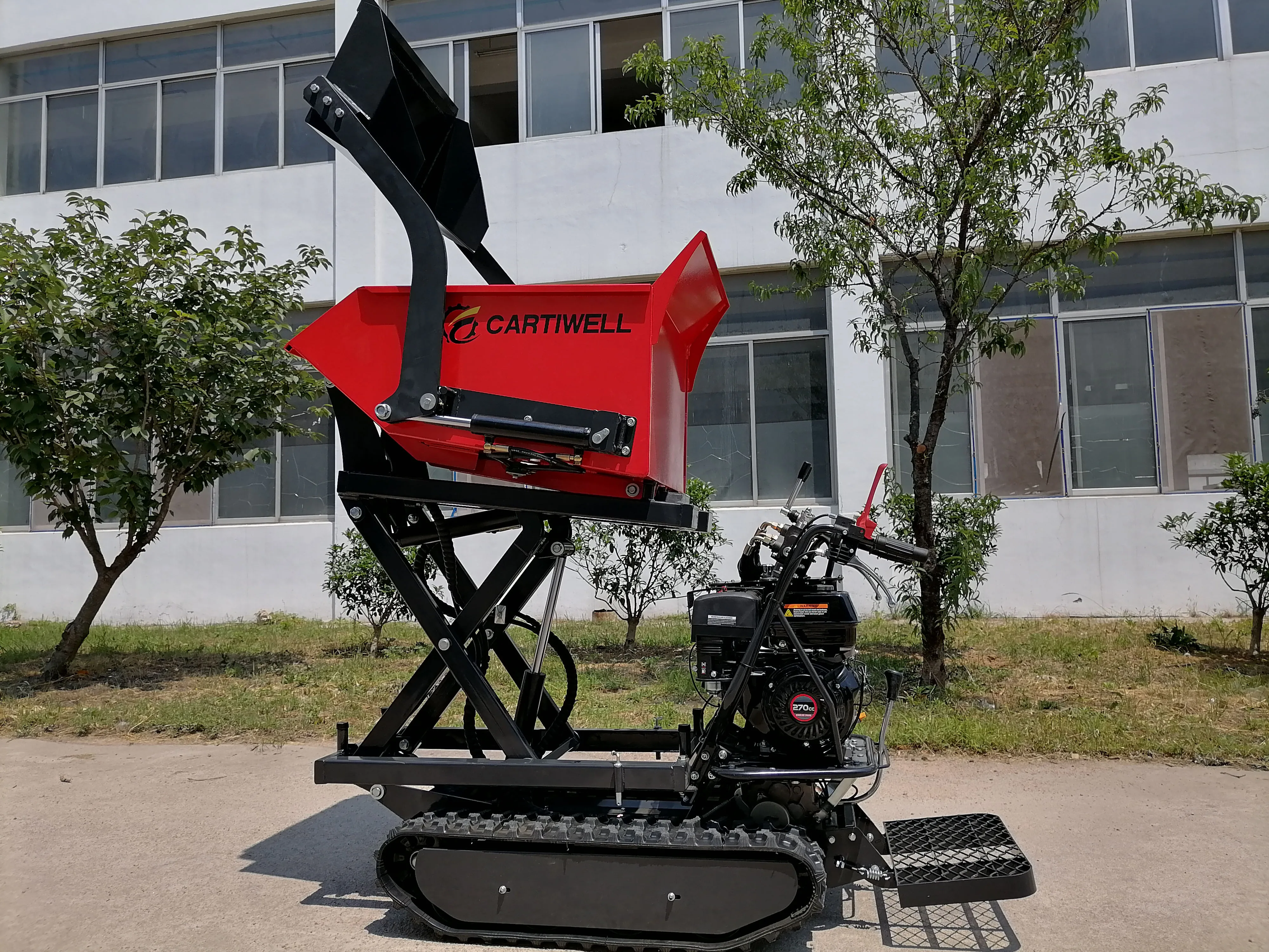 FREE SHIPPING!!!Mini Crawler Skid Steer Loader Chinese Skid Steer Loader 500kg Mini Dumper crawler For Sale