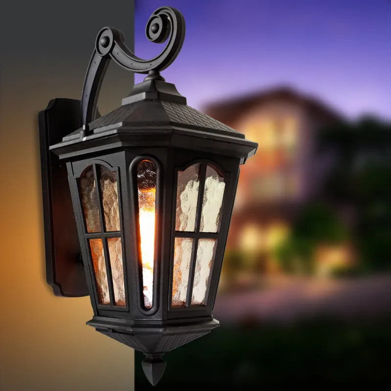 vintage wall light enchanted garden fencing outdoor lighting new exterior wall lantern lamp