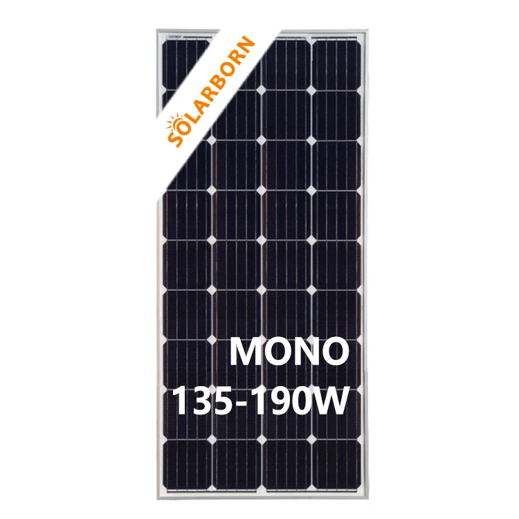
165w-190w mono big panel good quality directly manufactured solar cell panel 