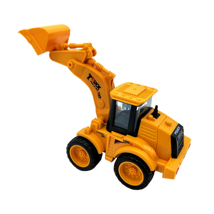 Wholesale Eco Friendly Plastic Digger Vehicle Car Toy Engineering Truck Friction for