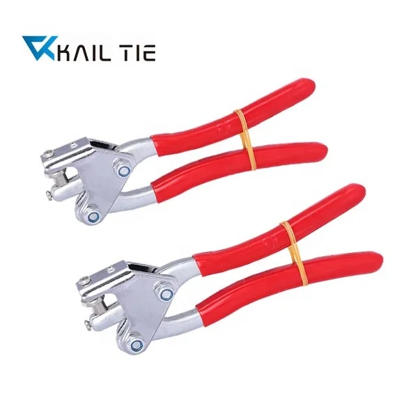 Revolving Leather Belt Hole Punch Plier, Eyelet and Snap Setting Pliers Hand Puncher Tool Kit Great for Crafts, DIY, Belts, Dog