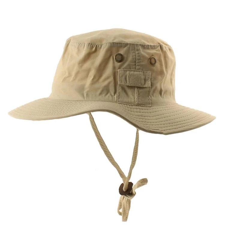 Luxury High Quality Custom Logo Famous Brand Bucket Men Women Sport Classic Big String Bucket Hat Cap