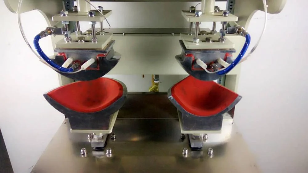 AUTO FRONT PANEL PRESSING AND IRONING PEAK MACHINE WITH 2 HEADS