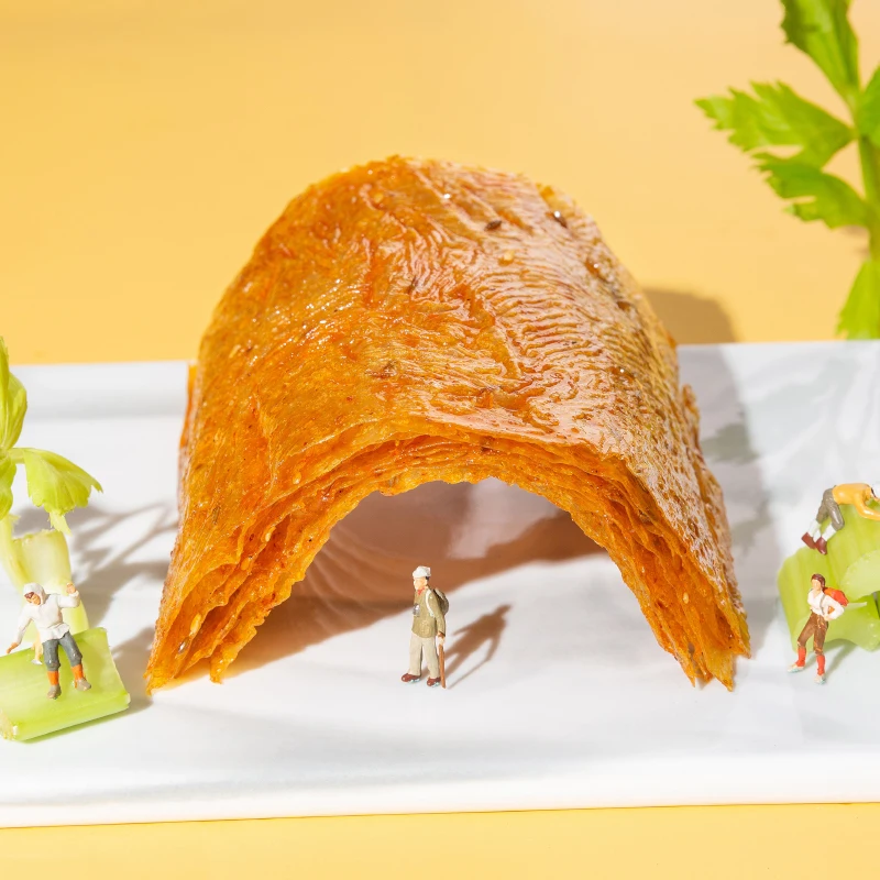 Китайские Пищевые фабрики Genji food продают деликатные вакуумные пакеты и пряные полоски для фаст-фуда 230 г юаней в старинном стиле