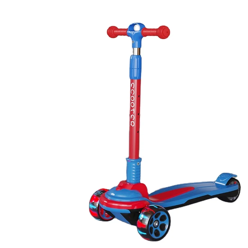 Scooters Kids Baby Scooters Foldable boys girls Glitter roller slides with music