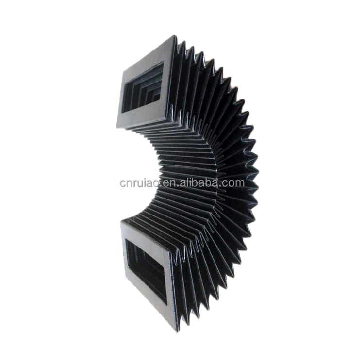 Hot Pick RUIAO Accordion Plastic Cover Flexible CNC Bellows Cover Guard Shield