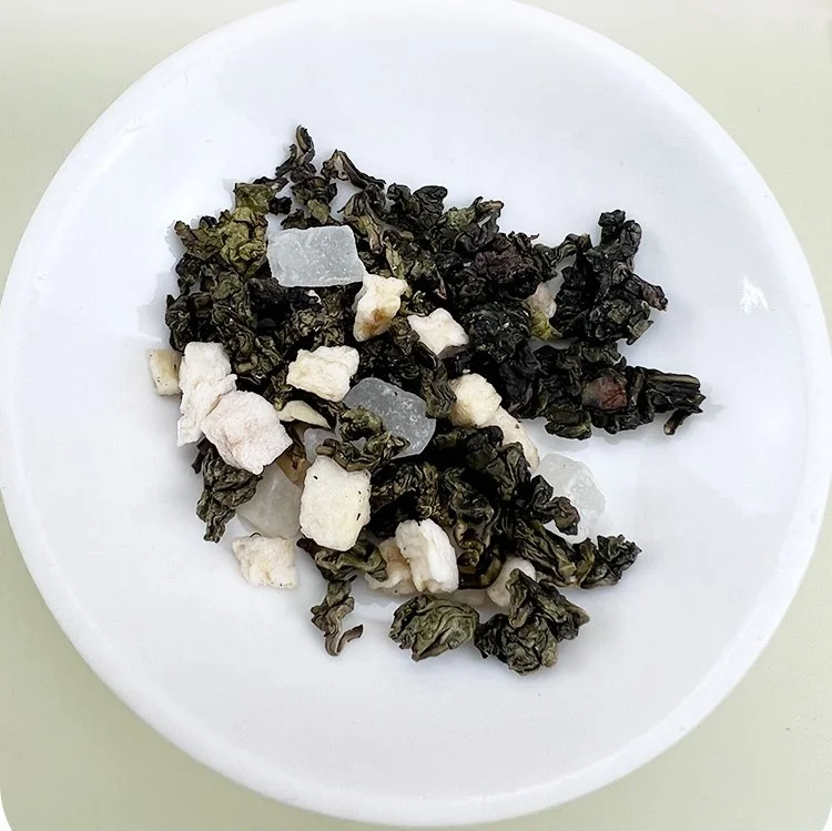 Китайский фруктовый чай белый персиковый oolong для красоты живота