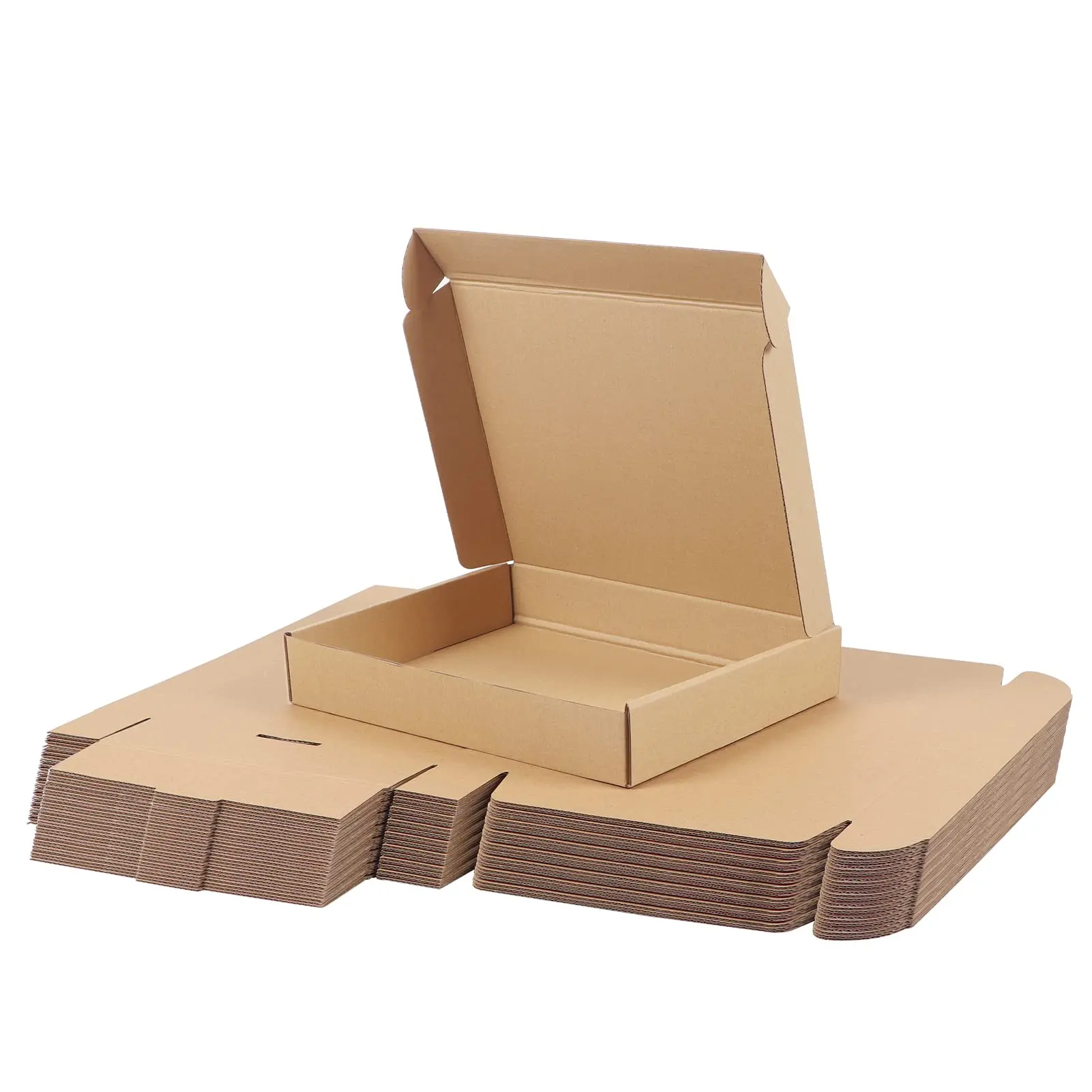 Economy ECO Recyclable Custom Foldable Paper Box Corrugated Mailing Box Kraft Paper For Clothes Shipping Boxes Custom Logo