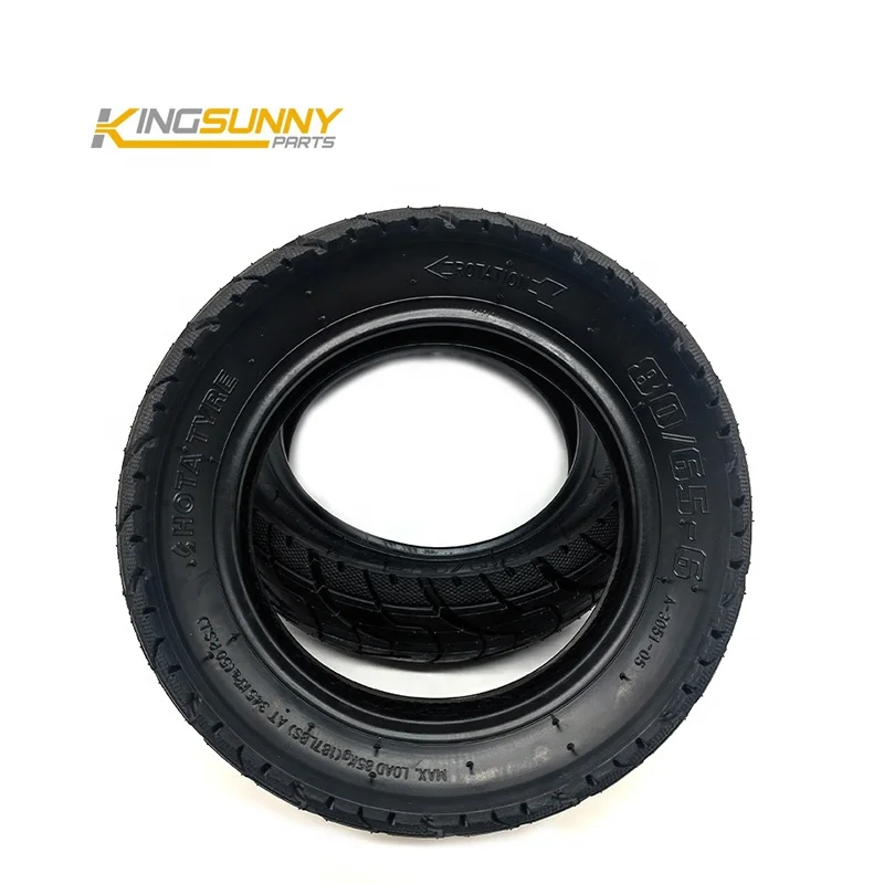 HOTA Road Tyre 80/65-6 Scooter 10x3.0 Rubber Wheel 10 Inch Outer Tire For Zero 10x Electric Scooter Replacement Tyres