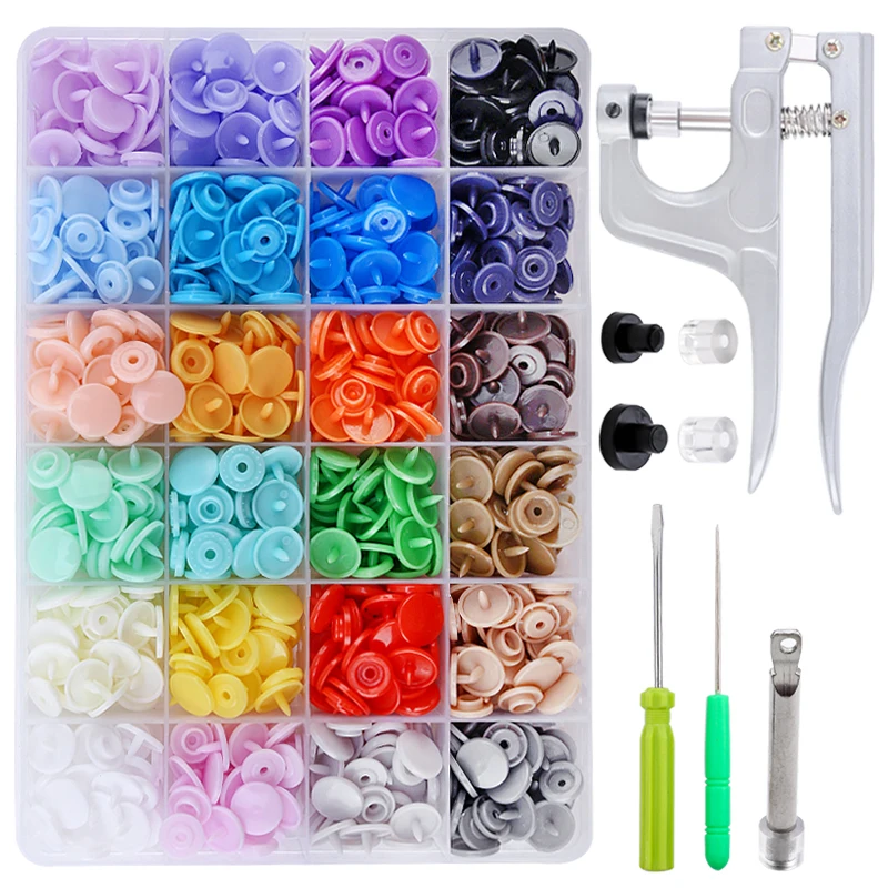 150/240 Sets Plastic Snaps Button Fasteners T5 Bag Folder Buckle Button Resin Garment Accessories Tools For DIY Family Tailor