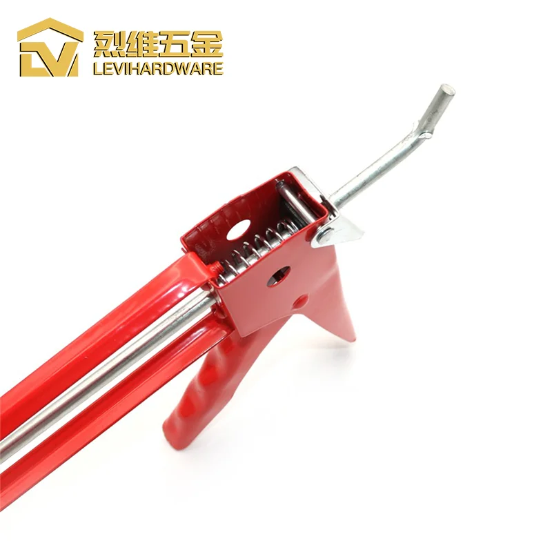 wholesale red basic sealants caulk gun 9-inch 310ml 600ml 20oz sausage power iron alloy silicone caulking gun construction tool