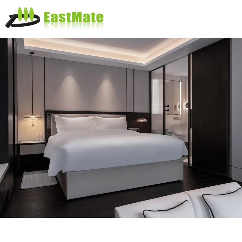 Luxury Hotel Room Furniture Customized Furniture Five Star Hotel Complete Set of Furniture Antique Wood Factory Manufacturer