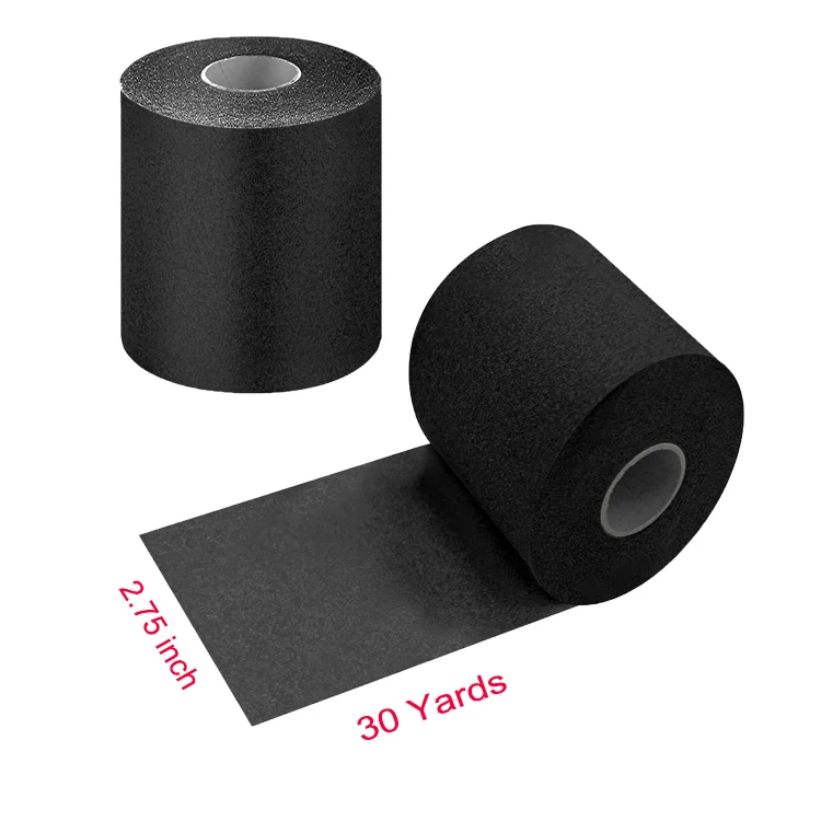 Soft thin and breathable under wrap bandage hand tear multi-color poron foam pre wrap athletic tape oem wholesale price fuluo
