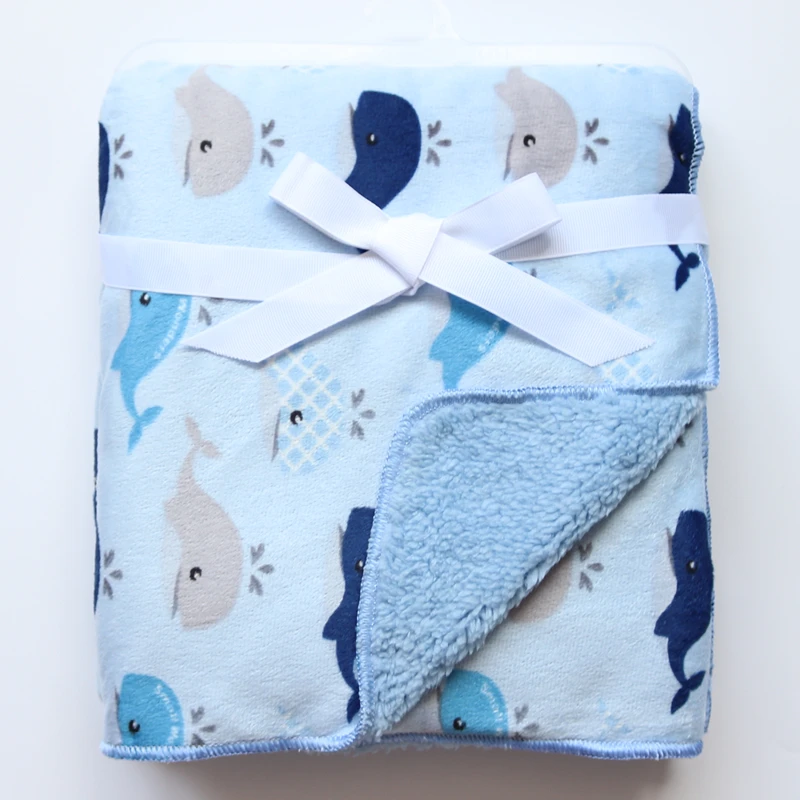 Breathable High Absorbent Hot Selling Baby Blanket Fleece Baby Wrap Swaddle Blanket for Sale Cotton 100% Polyester 40 Baby Sheet