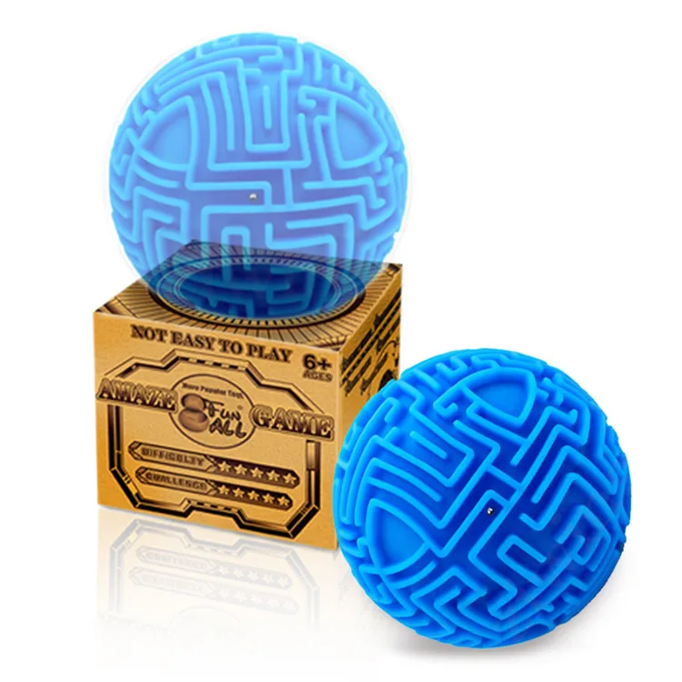 Educational Toy Protection Material Plastic Child Game Toy 3D Maze Cube Maze Puzzle Ball